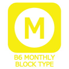 B6 MONTHLY BLOCK TYPE